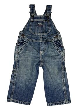 OshKosh Denim Overalls 9 Months
